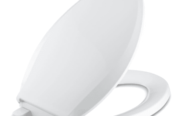 Kohler Cachet Q3 Elongated Closed-Front Toilet Seat with Quiet-Close Technology,