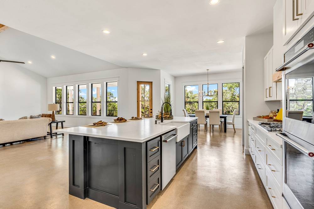 Home white remodeled kitchen